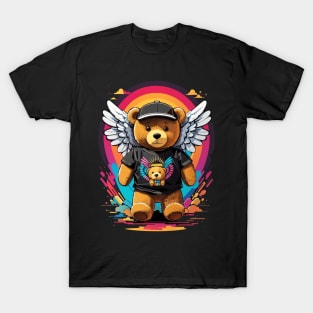 Cute teddy bear with angel wings T-Shirt